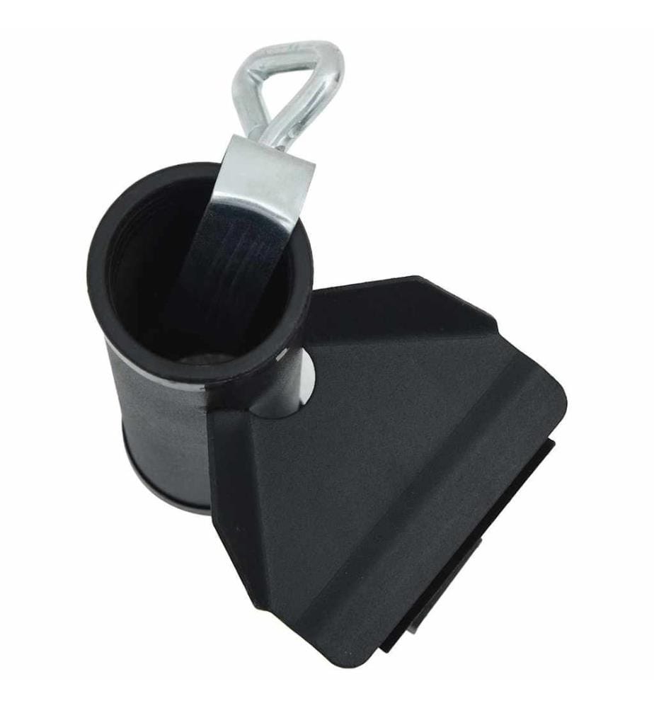 Sonnenschirmhalter für Balkon 2 Stk. 25-38 mm Stahl