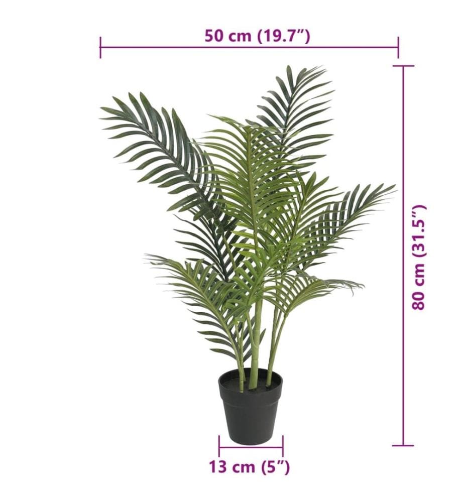 Palme Künstlich Grün 80 cm PP