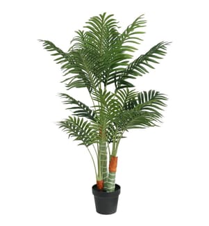 Palme Künstlich mit 3 Stämmen Grün 120 cm PP