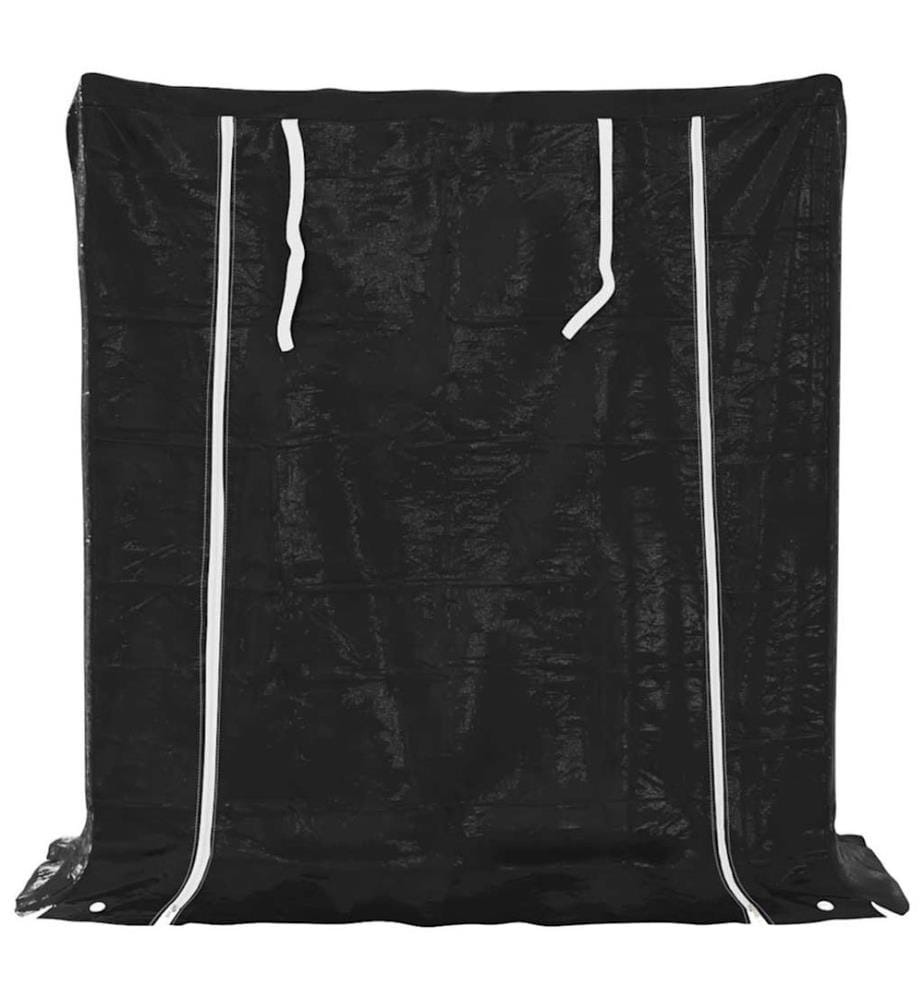 Brennholzregal mit Regenschutz 100,5x40,5x110,5 cm