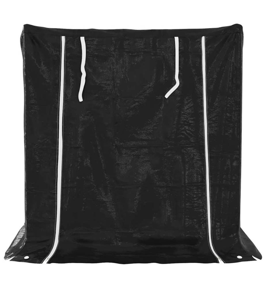 Brennholzregal mit Regenschutz 100,5x80,5x110,5 cm