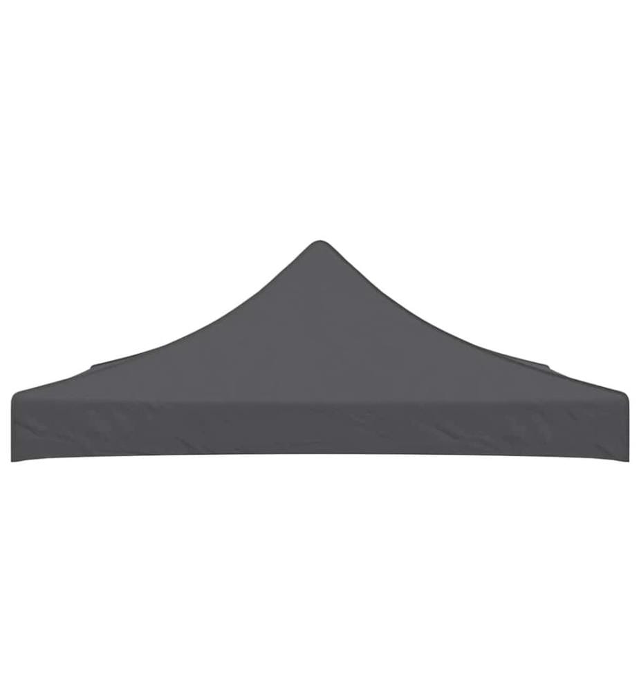 Toit de tente de réception 3 x 3 m Anthracite