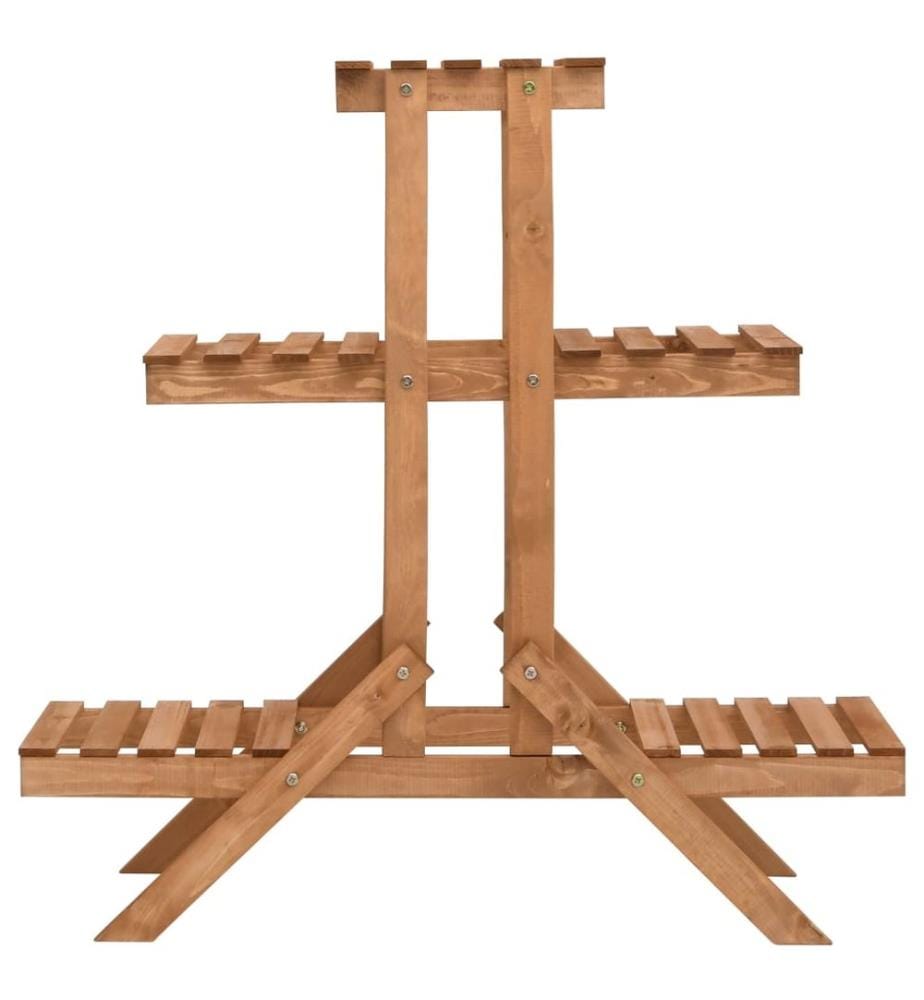 Blumenständer 83x25x83 cm Tannenholz