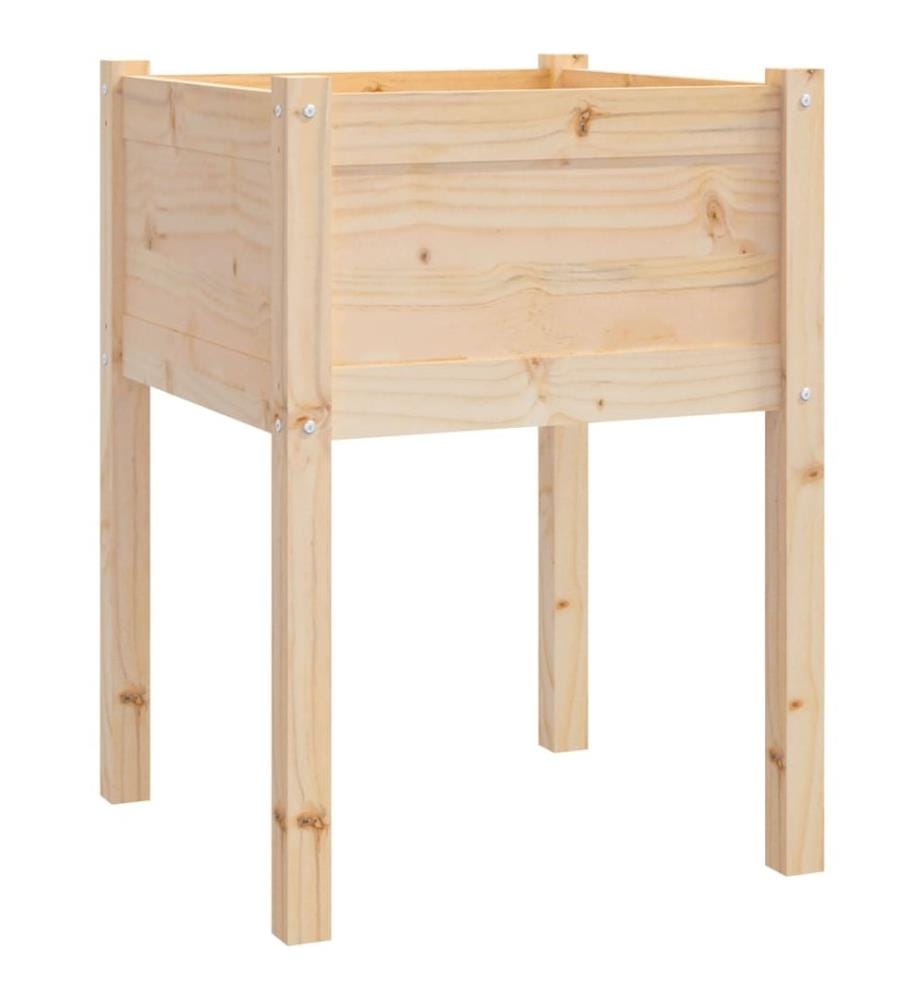 Jardinières d'extérieur 2 pcs 50x50x70 cm bois de pin massif