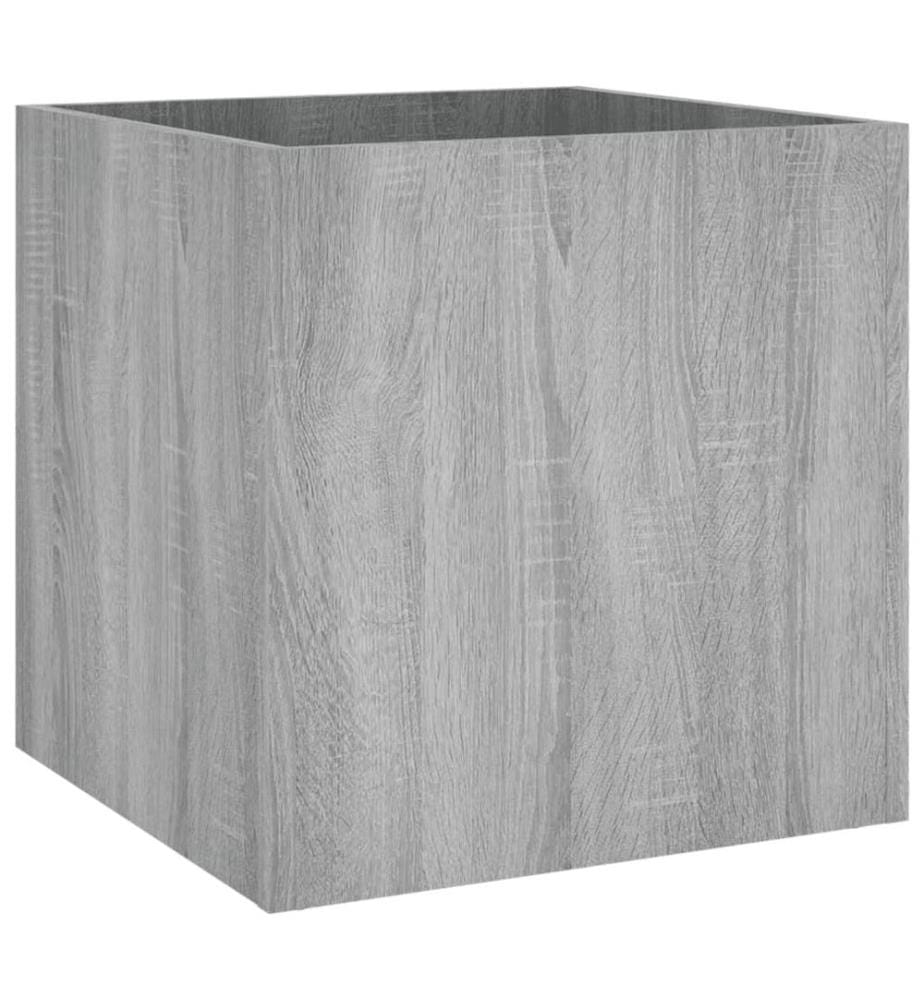 Pflanzgefäss Grau Sonoma 40x40x40 cm Holzwerkstoff