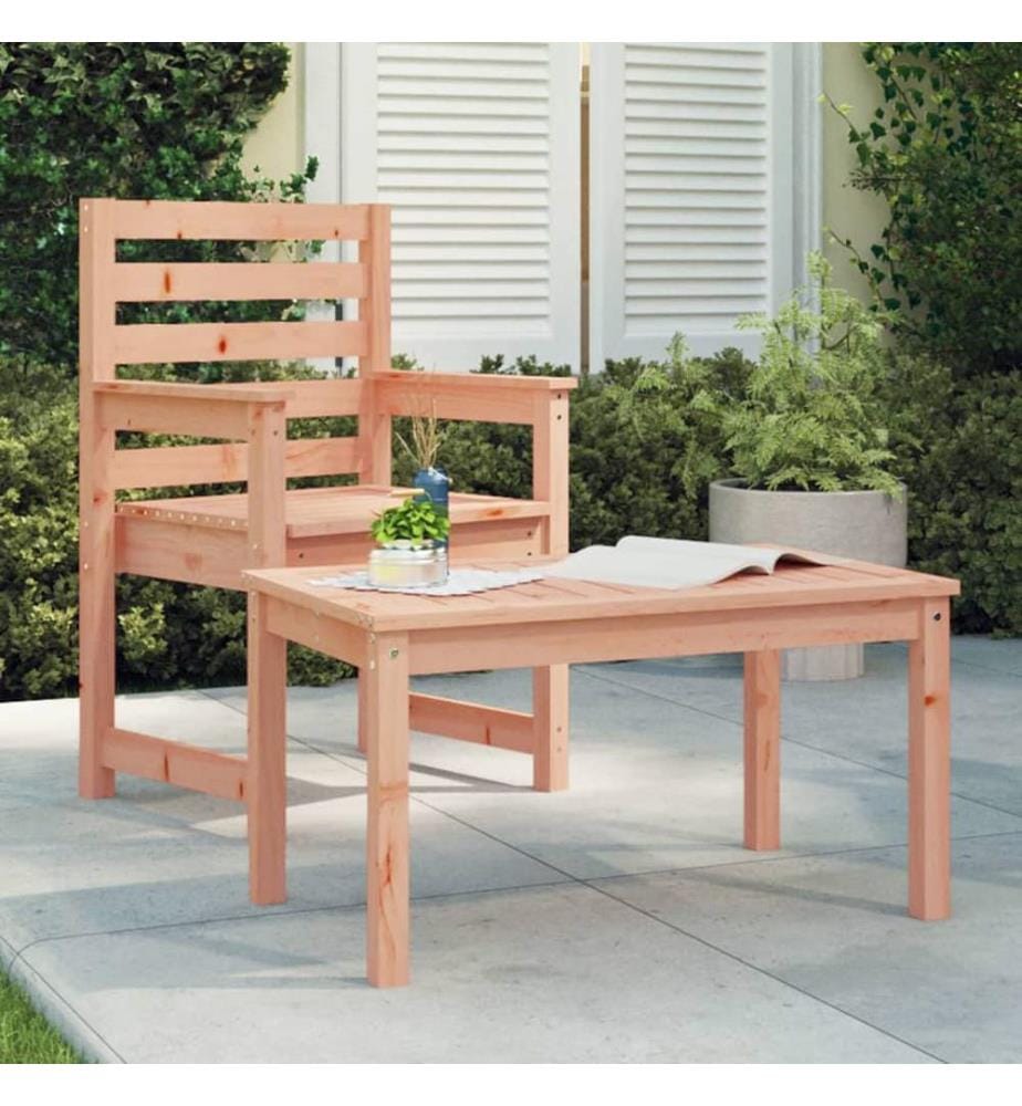 Gartentisch 82,5x50,5x45 cm Massivholz Douglasie