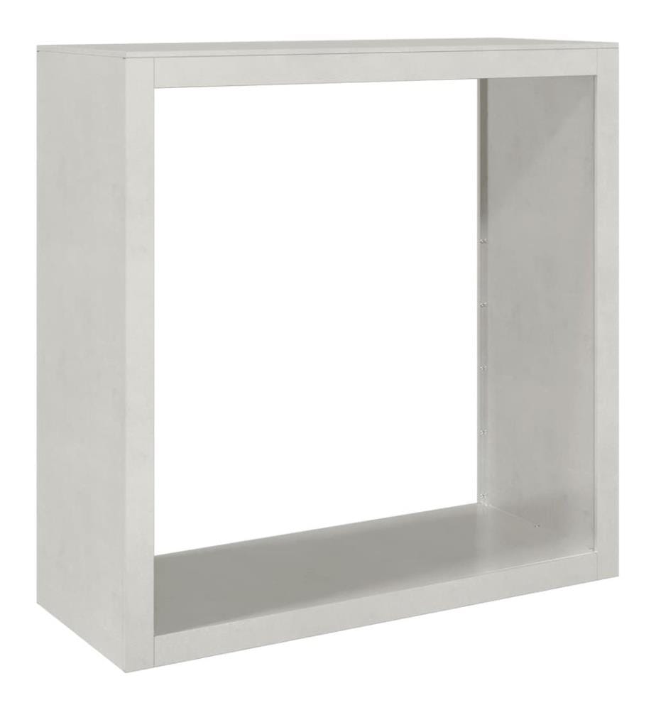 Portant de bois de chauffage 100x40x100 cm acier inoxydable