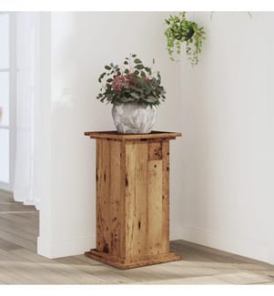 Pflanzenständer Altholz-Optik 33x33x60 cm Holzwerkstoff
