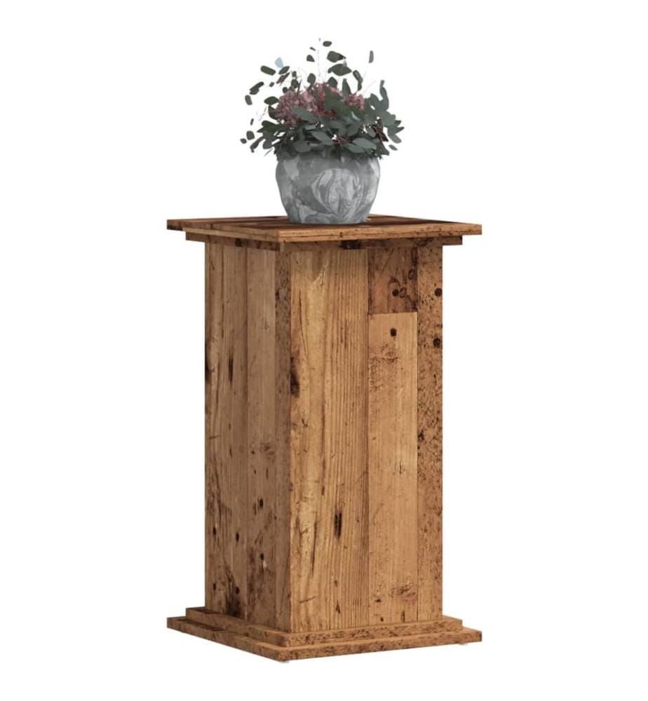 Pflanzenständer Altholz-Optik 33x33x60 cm Holzwerkstoff