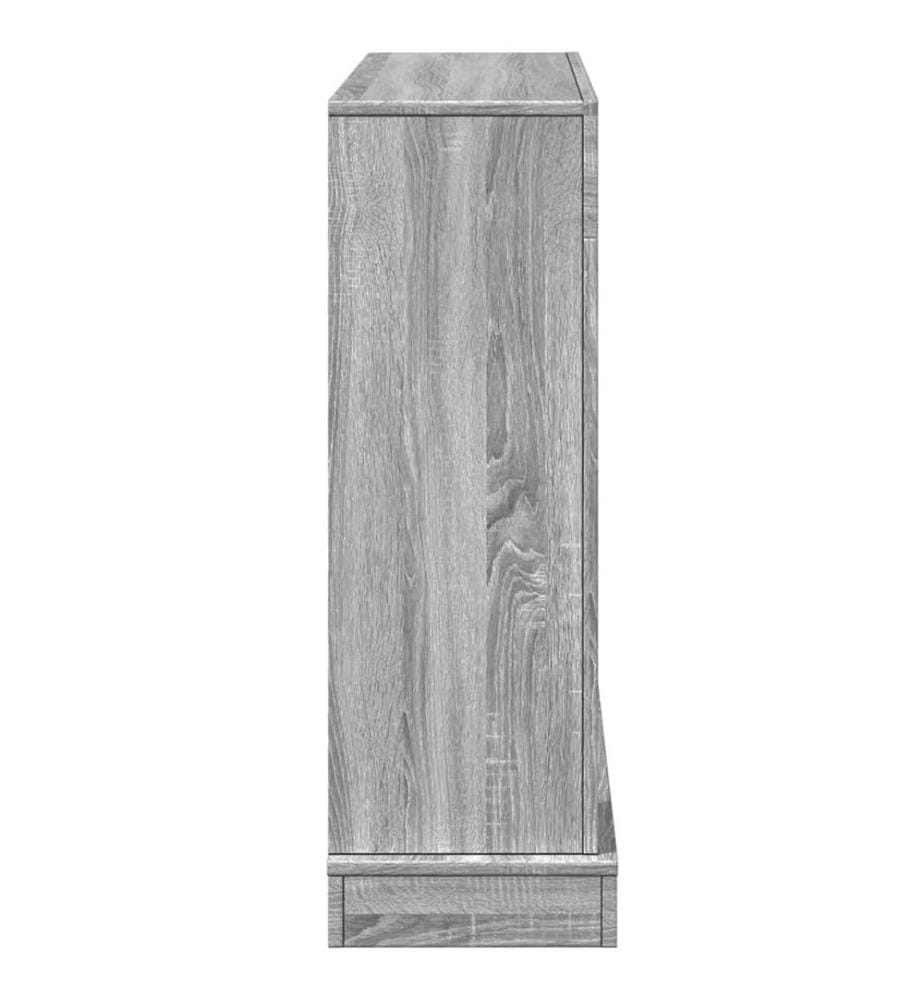 Kaminumrandung Grau Sonoma 100x30x87,5 cm Holzwerkstoff