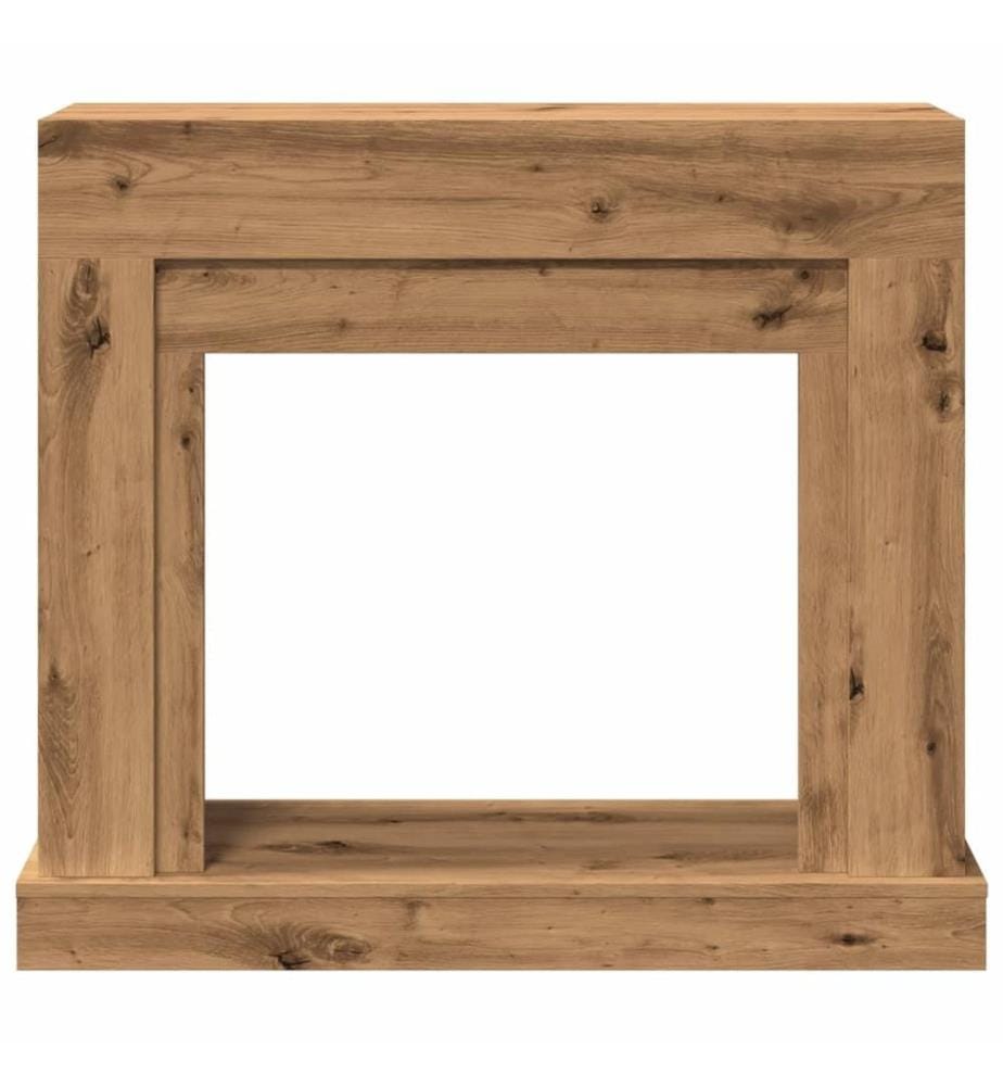 Kaminumrandung Artisan-Eiche 100x30x87,5 cm Holzwerkstoff