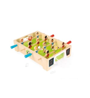 Mini Tischfussball aus Holz