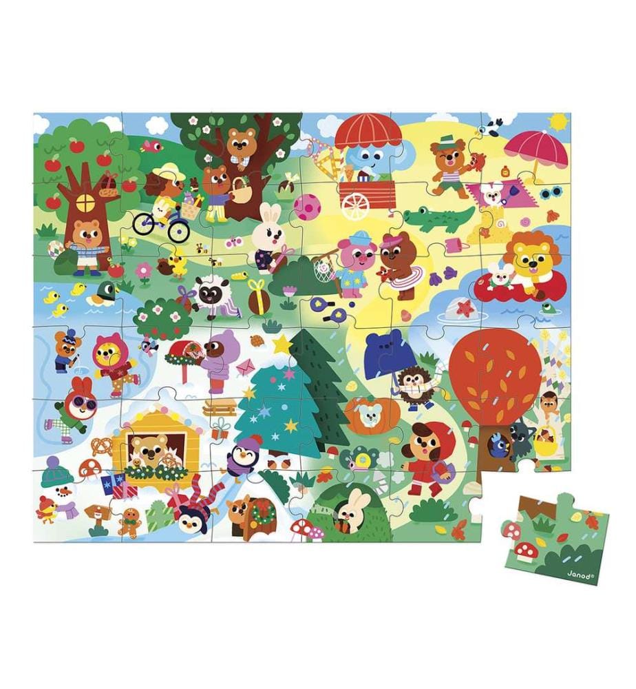 Puzzle „Die vier Jahreszeiten“