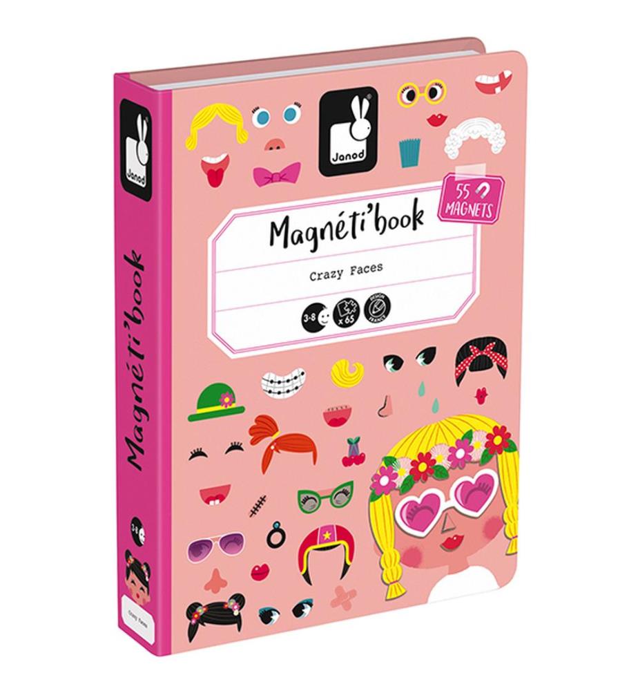 Magnetbuch Crazy Face Girls