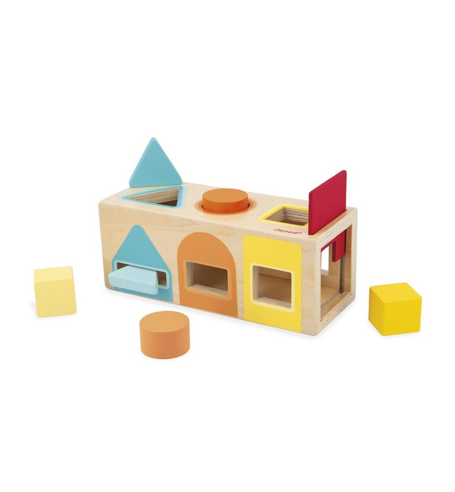 Schachtel mit geometrischen Formen
