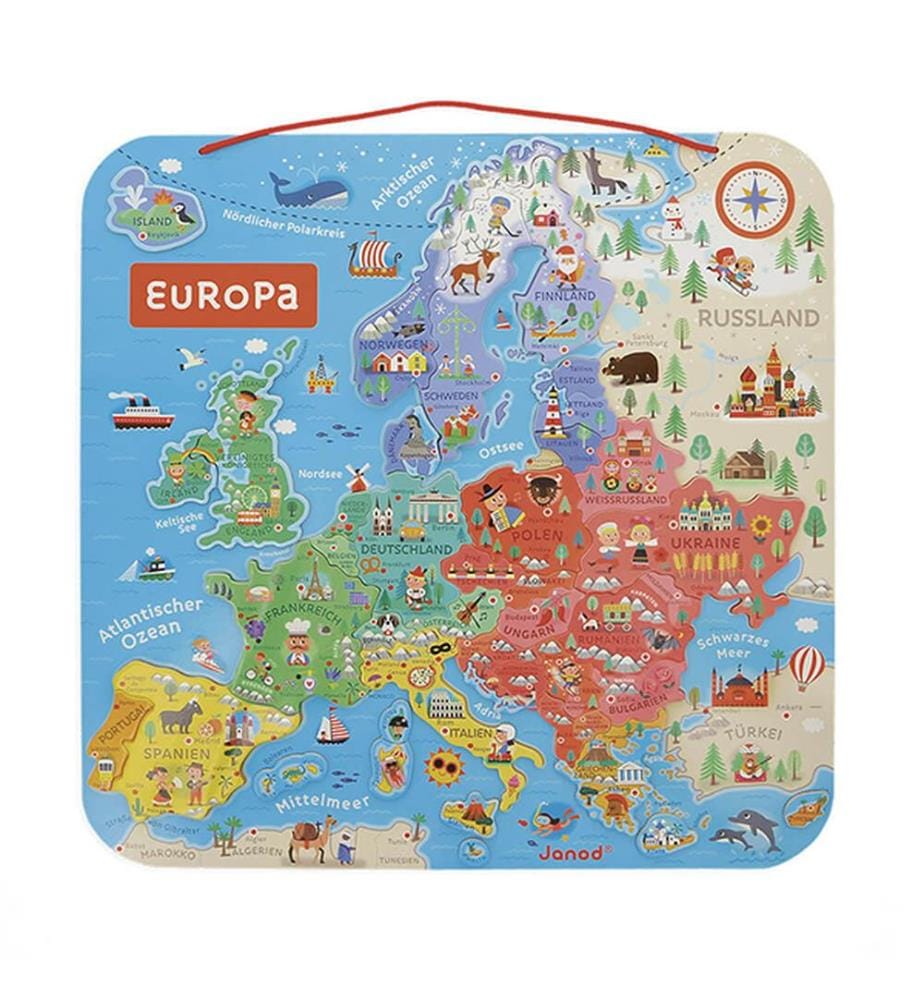 DE Magnetische Karte Europa