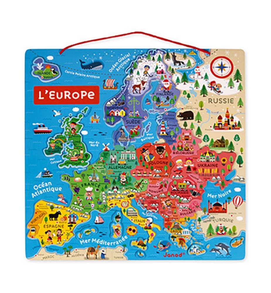 FR Magnetische Karte Europa