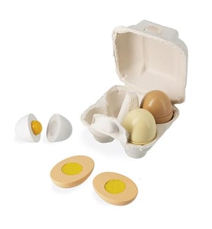 Set Eier aus Holz