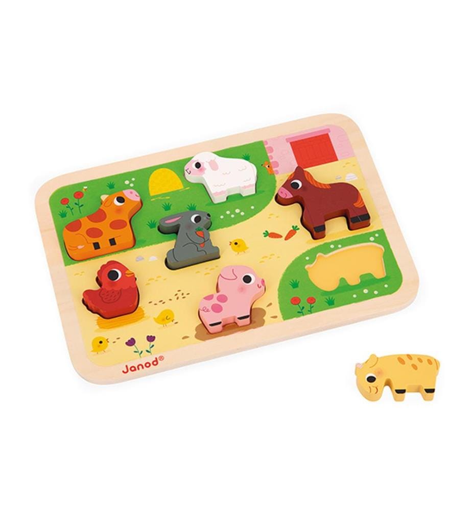 Chunky Puzzle a la Ferme