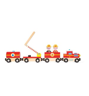 Train pompiers avec figure