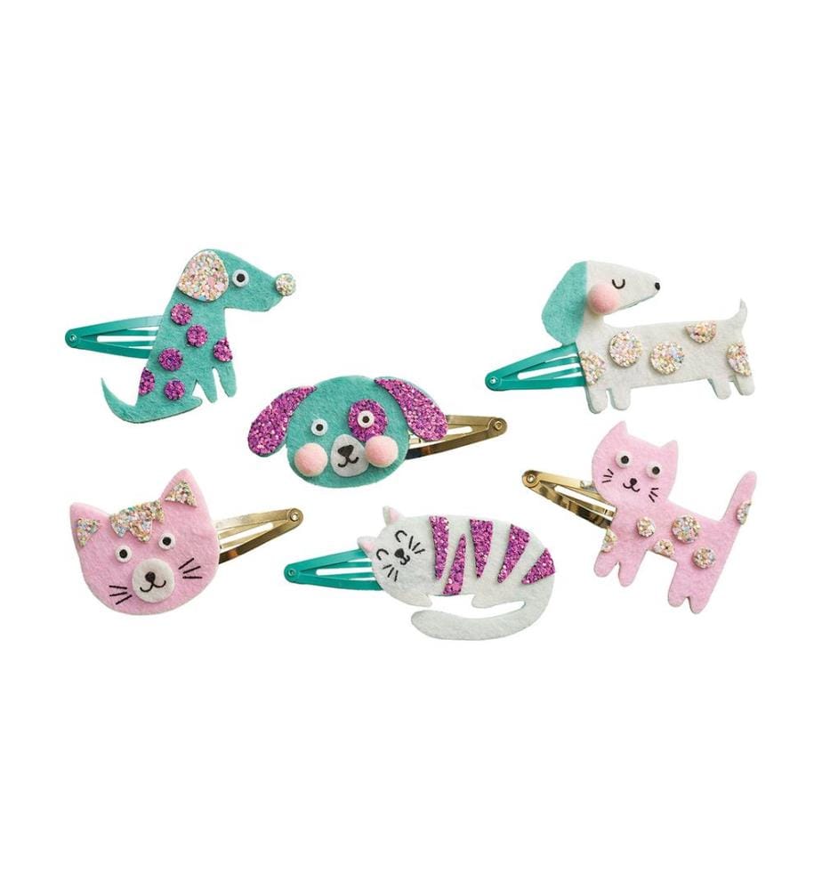 6 Haarsprangen Little Pets