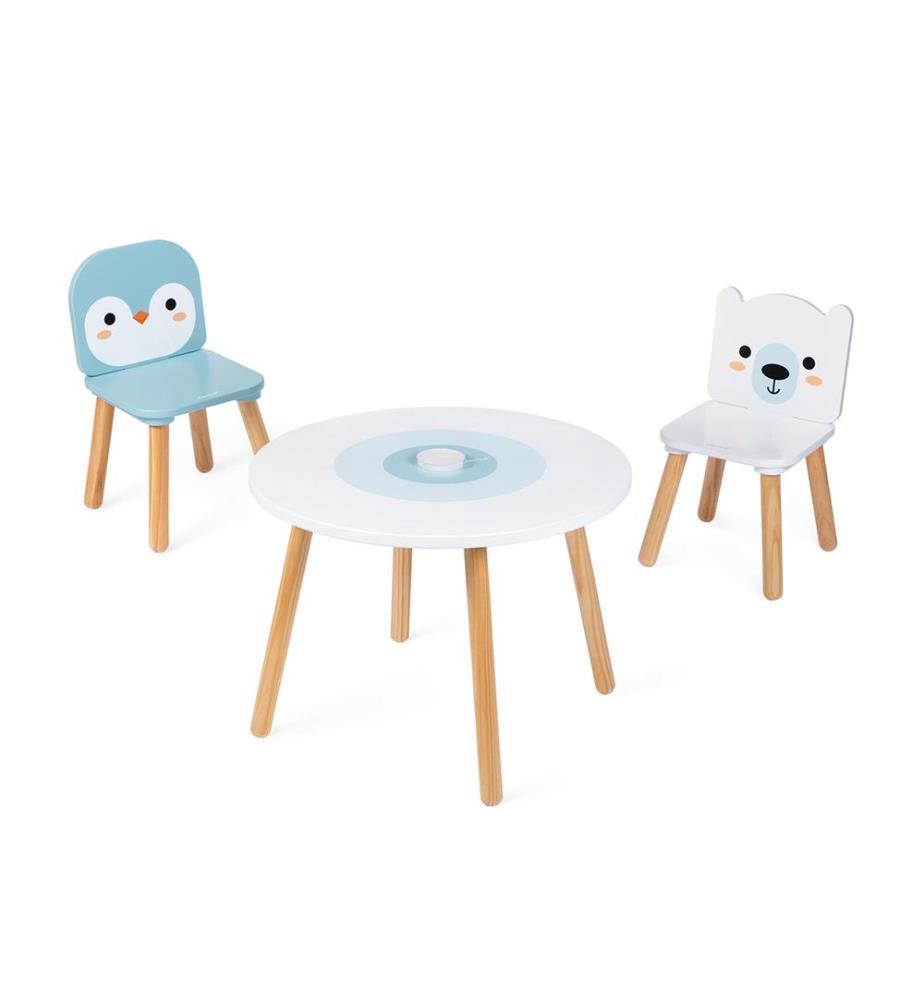Tisch und 2 Stühle Polar