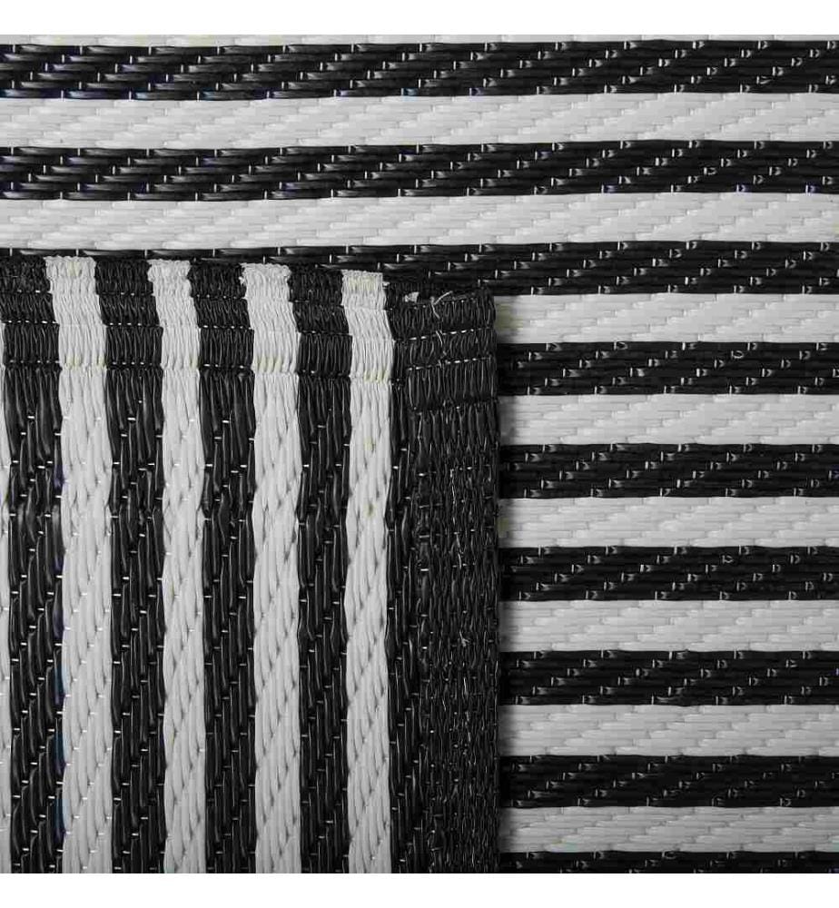 Tapis d'extérieur HALDIA Noir 90 x 180 cm