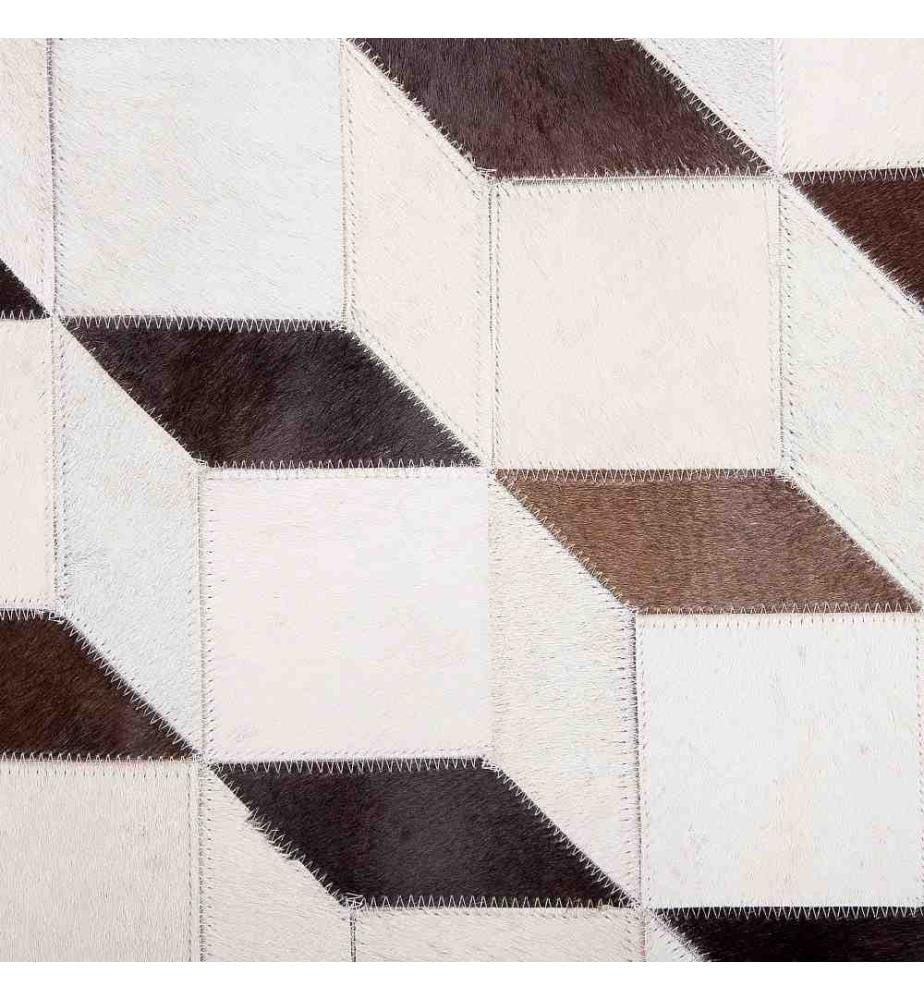 Tapis ALPKOY Blanc 140 x 200 cm Cuir