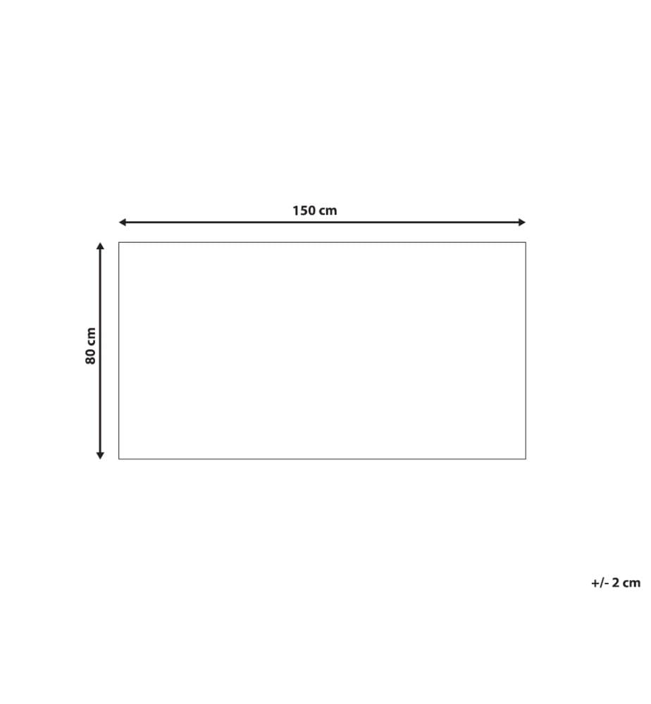 Tapis ERZIN Blanc cassé 80 x 150 cm Laine