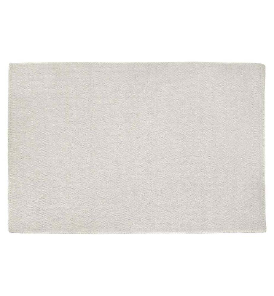 Tapis ERZIN Blanc cassé 140 x 200 cm Laine