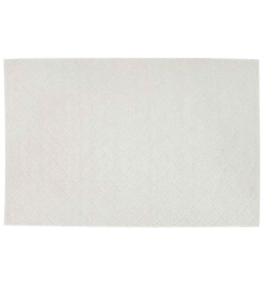 Tapis ELLEK Blanc 160 x 230 cm Laine