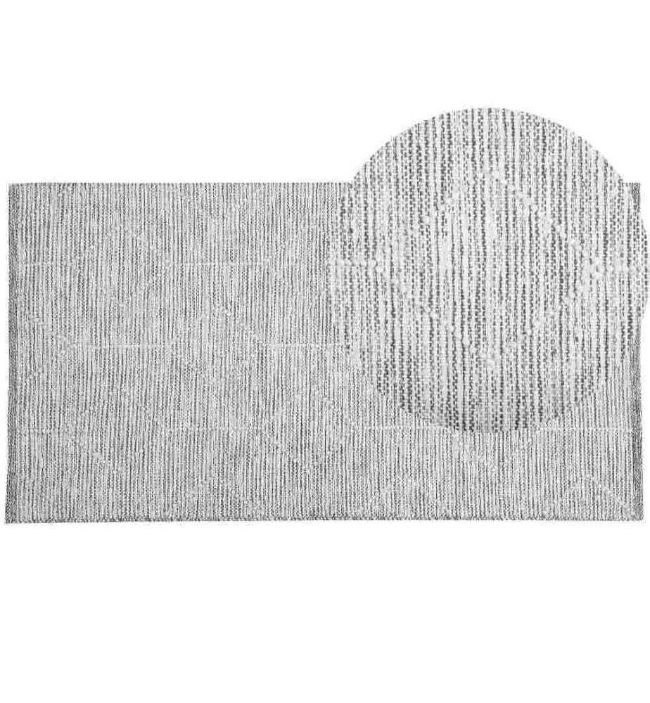 Tapis EDREMIT Gris 80 x 150 cm Laine