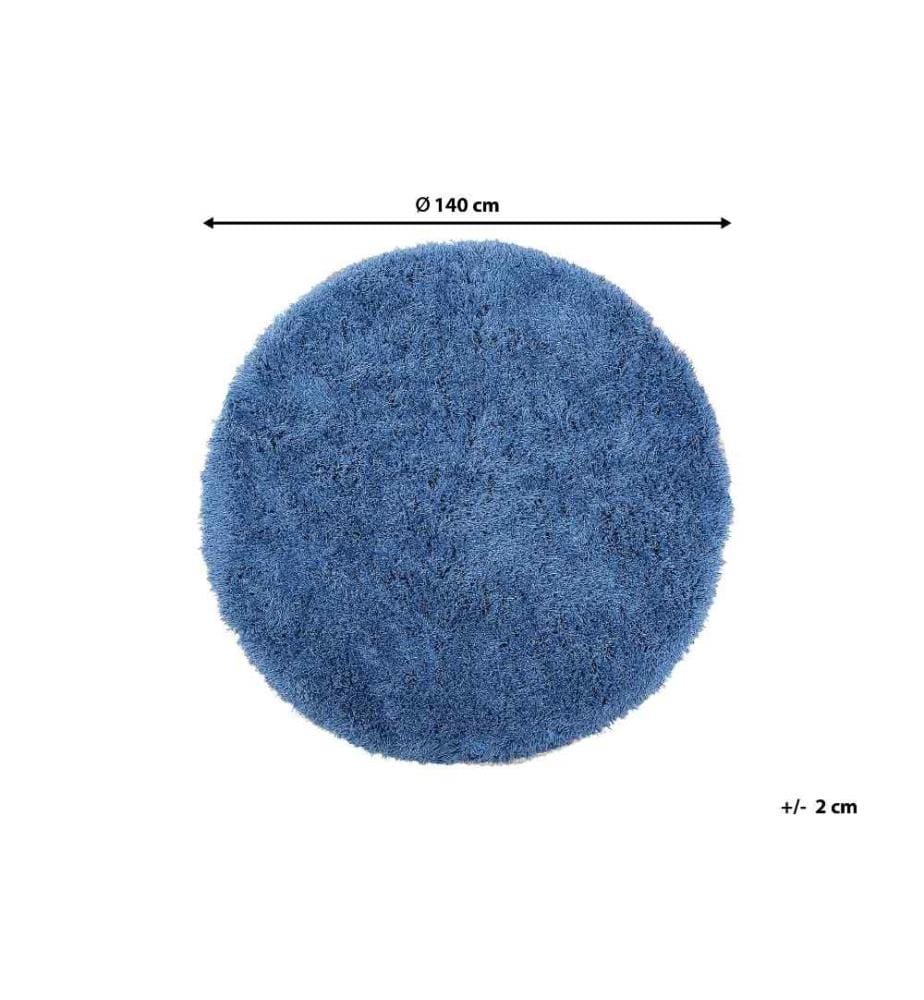 Tapis à poils longs CIDE Bleu ø 140 cm