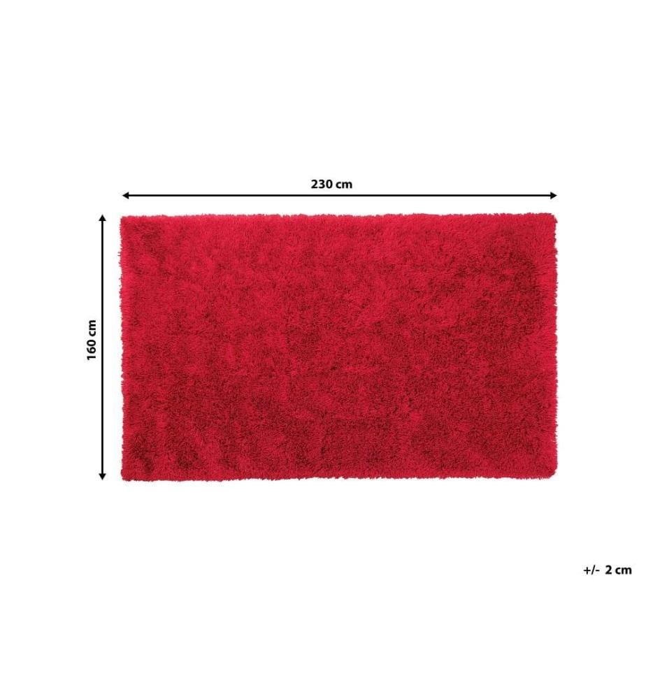 Shaggy-Teppich CIDE Rot 160 x 230 cm