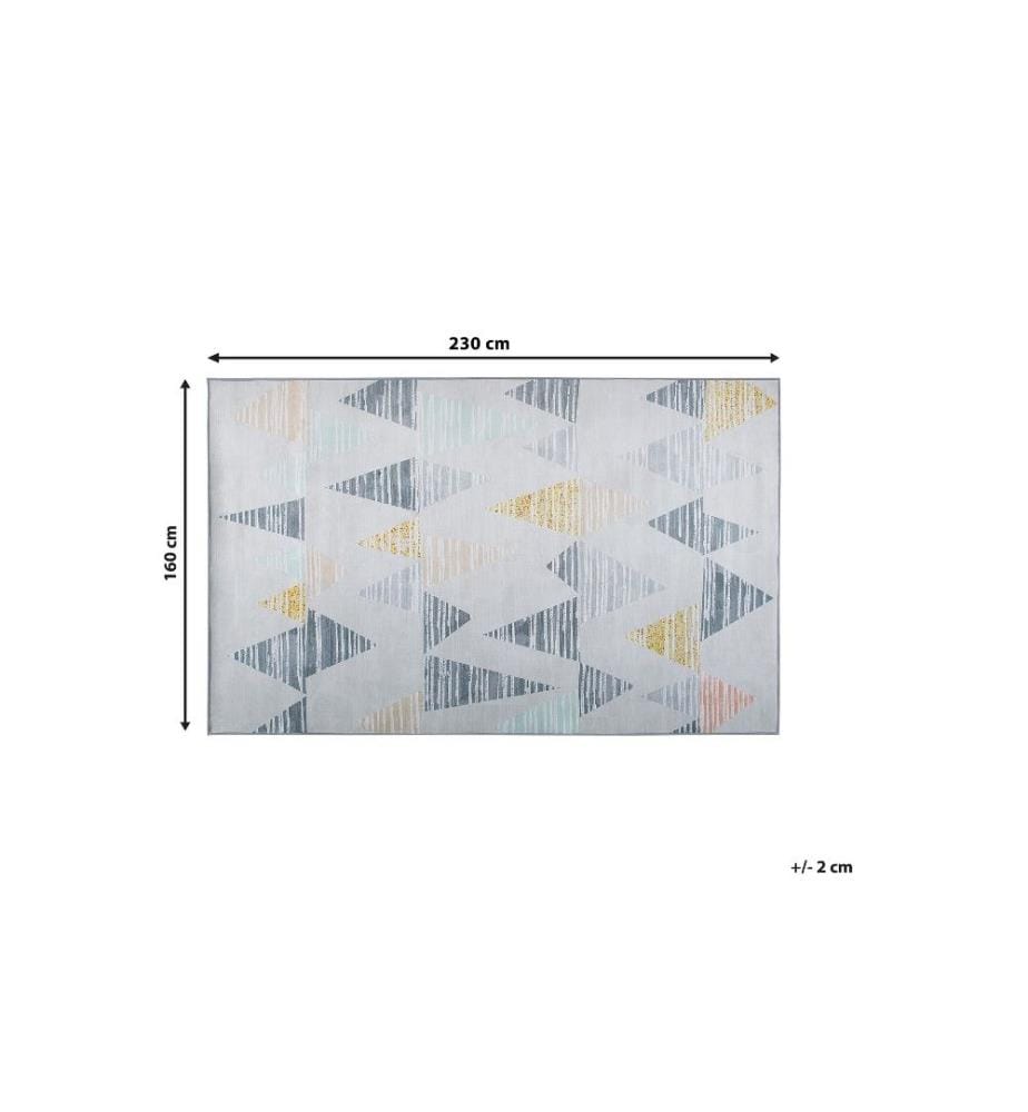 Tapis YAYLA Gris 160 x 230 cm