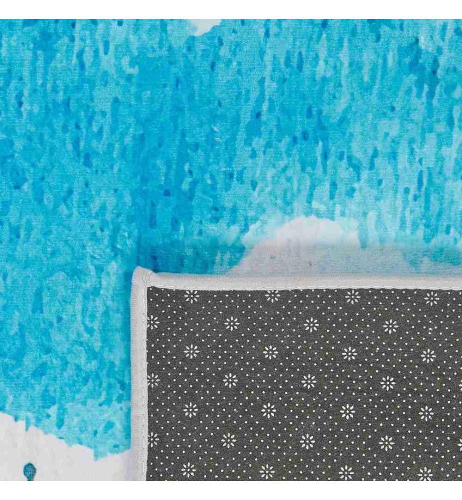Teppich BOZAT Blau 140 x 200 cm