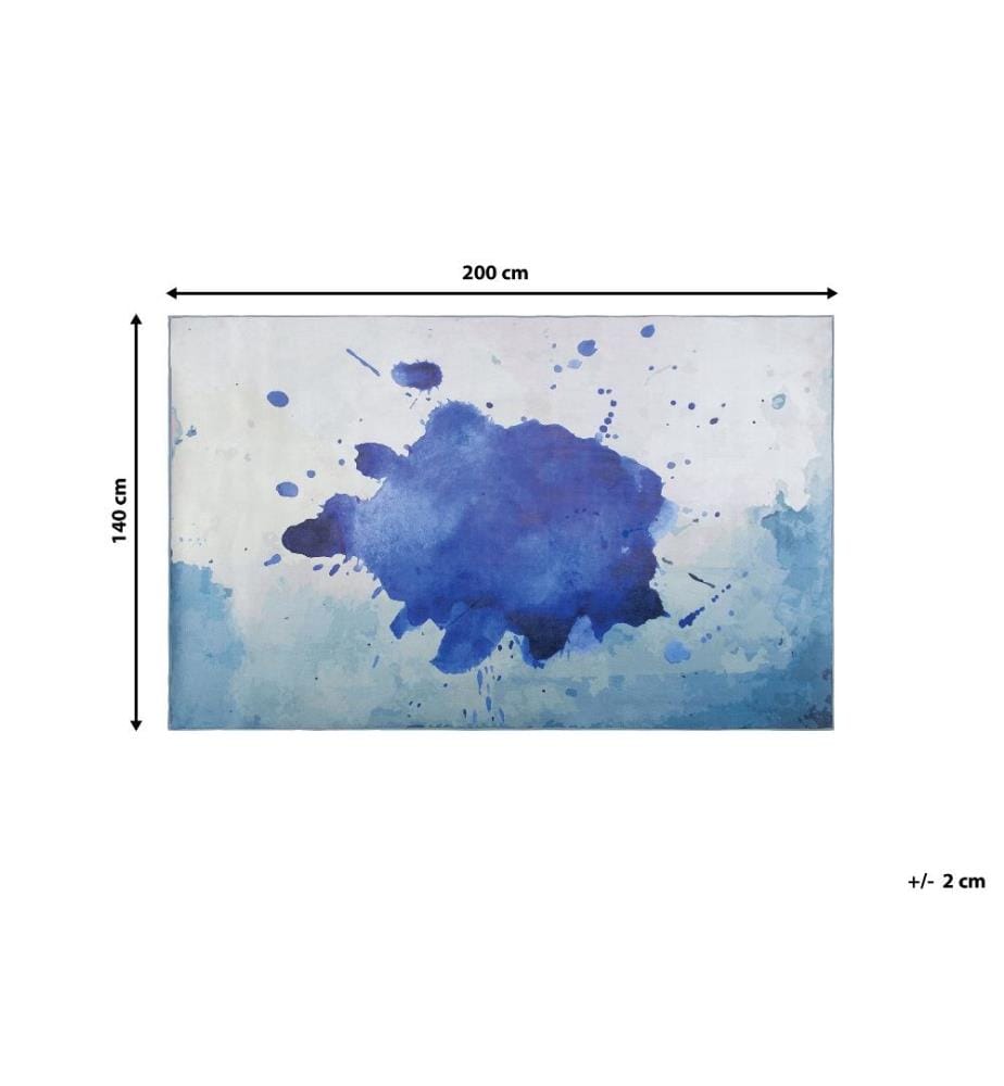 Teppich ODALAR Blau 140 x 200 cm