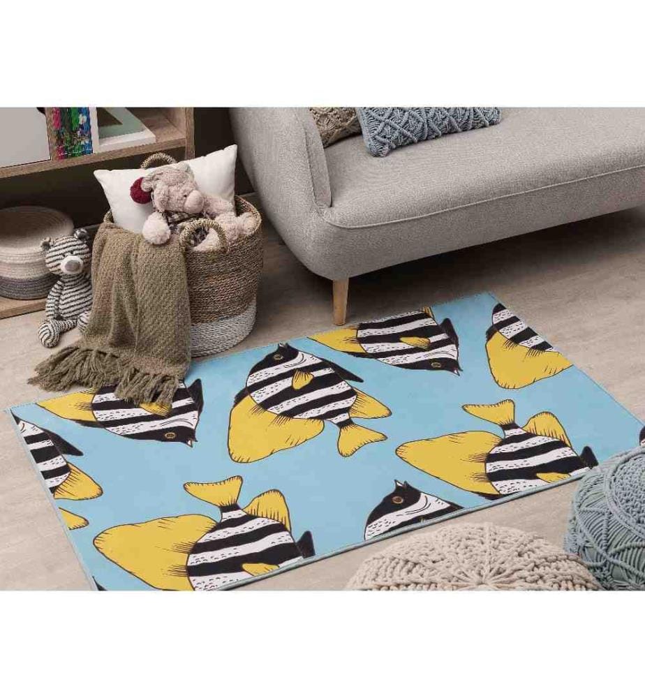 Kinderteppich FIZME Blau 80 x 140 cm