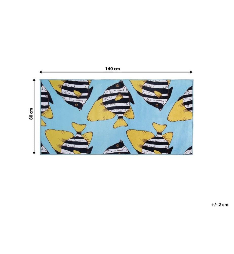 Kinderteppich FIZME Blau 80 x 140 cm