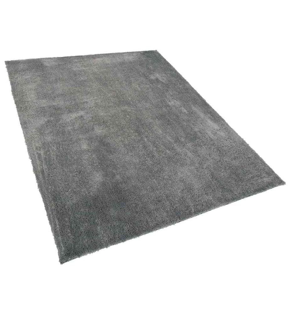 Tapis Épais 200 x 300 cm en Tissu Coton Gris Clair Doux au Toucher pour Chambre et Salon Moderne