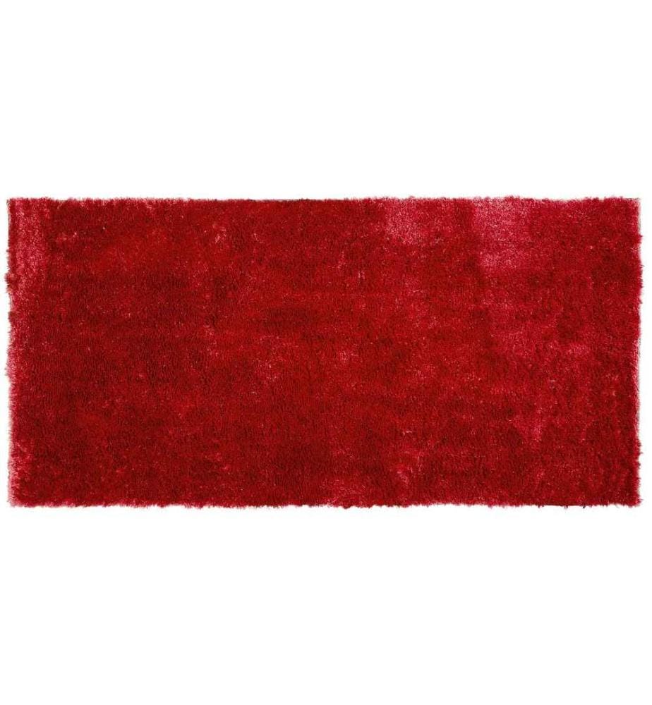 Tapis à poils longs EVREN Rouge 80 x 150 cm