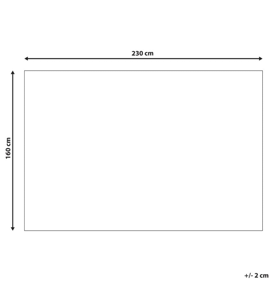 Tapis VEKSE Bleu 160 x 230 cm Soie artificielle
