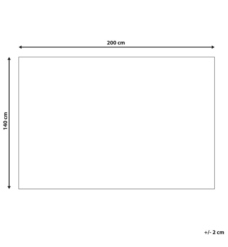 Tapis YELKI Bleu 140 x 200 cm Soie artificielle