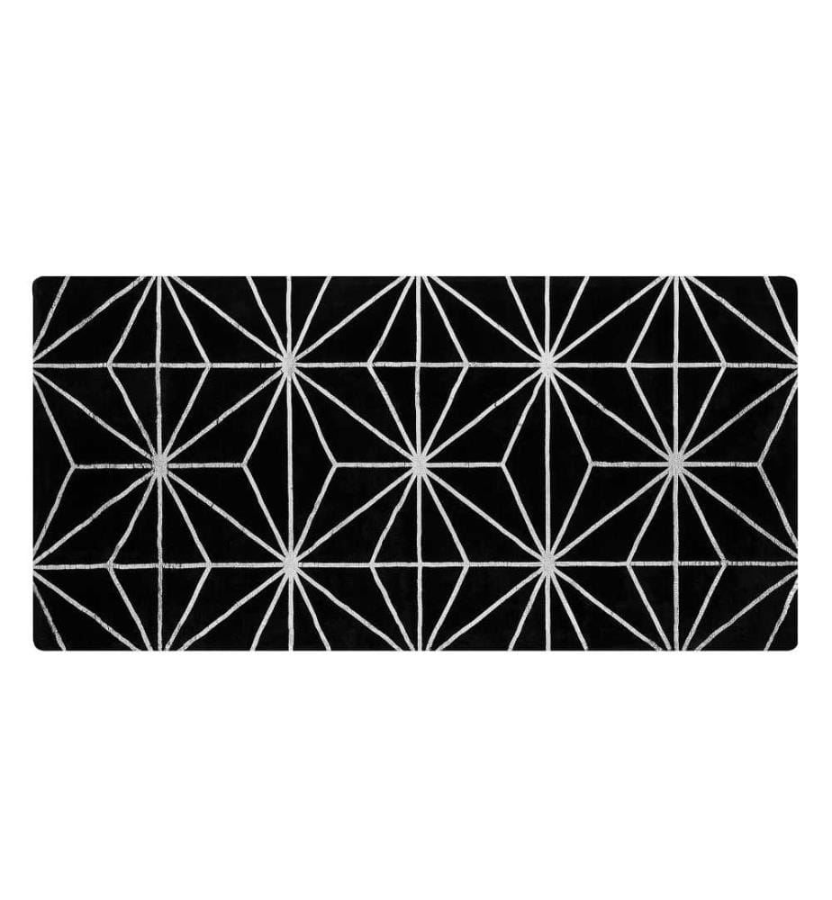 Tapis SIBEL Noir 80 x 150 cm Soie artificielle