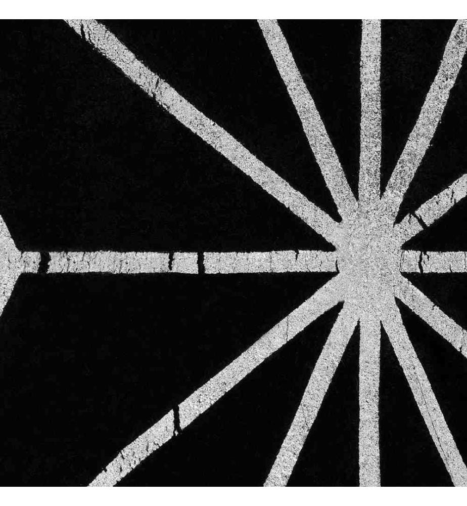 Tapis SIBEL Noir 80 x 150 cm Soie artificielle