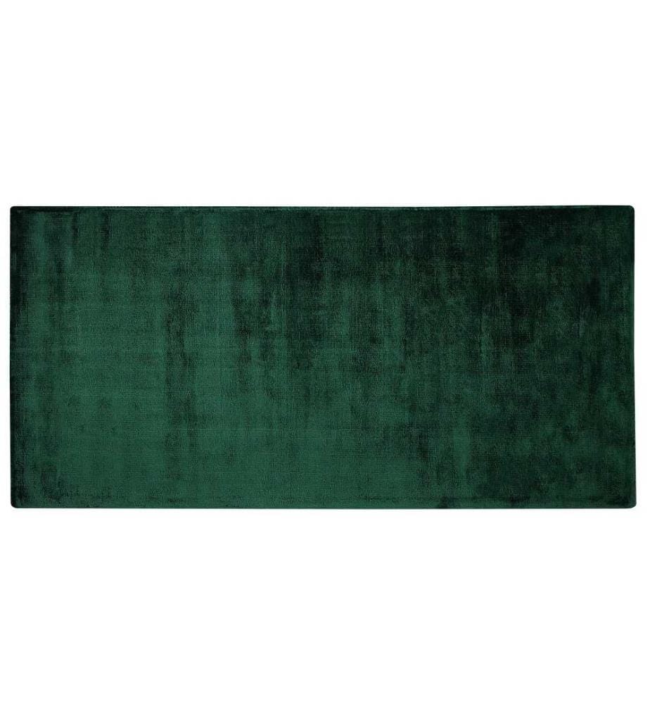 Tapis GESI II Vert foncé 80 x 150 cm Soie artificielle