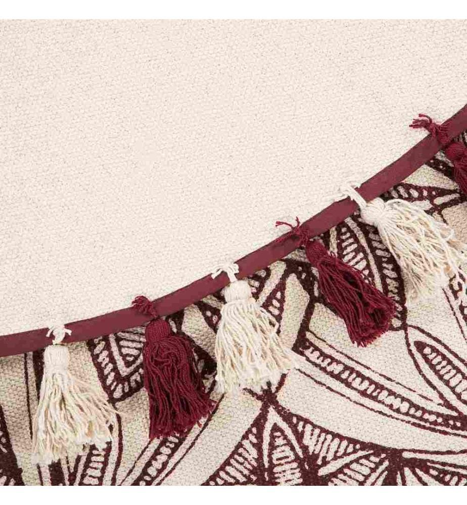 Tapis OLTU Rouge ø 120 cm Coton