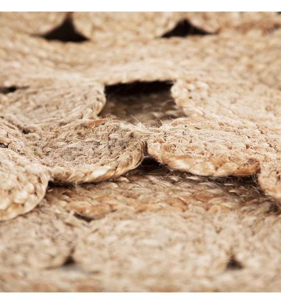 Teppich BIRECIK Beige ø 120 cm Jute
