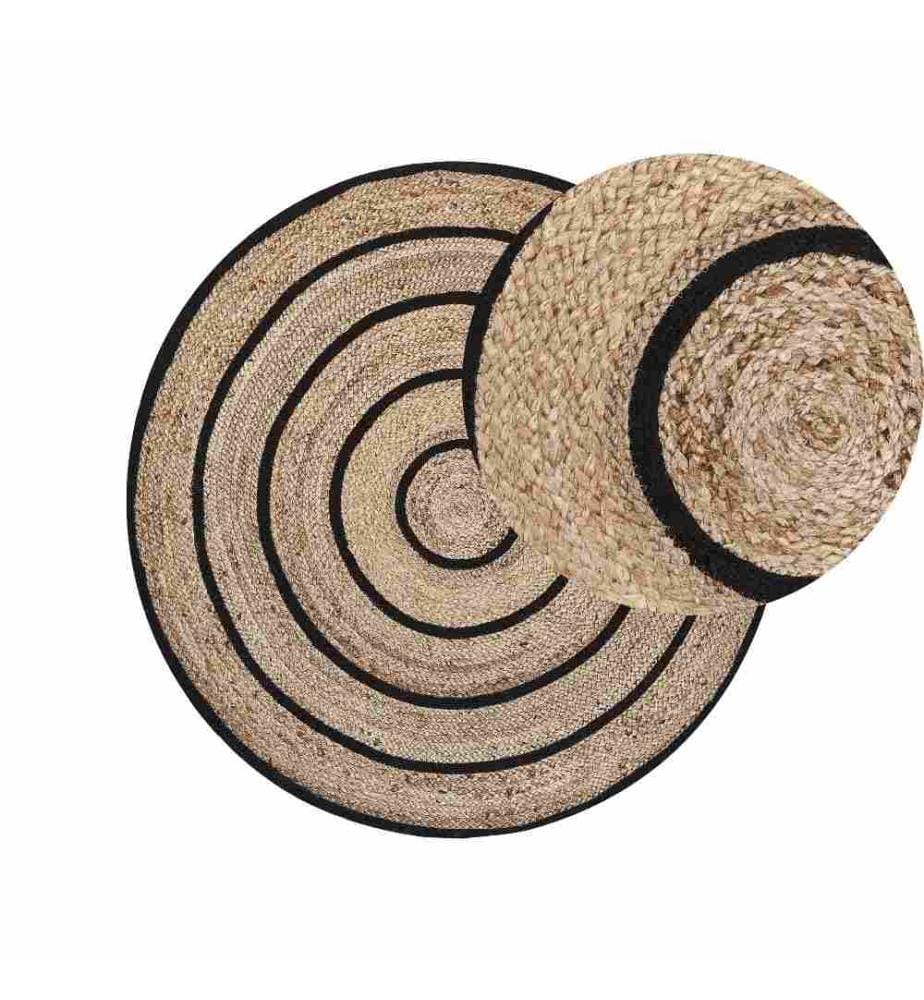 Tapis BUKSE Beige ø 140 cm Jute