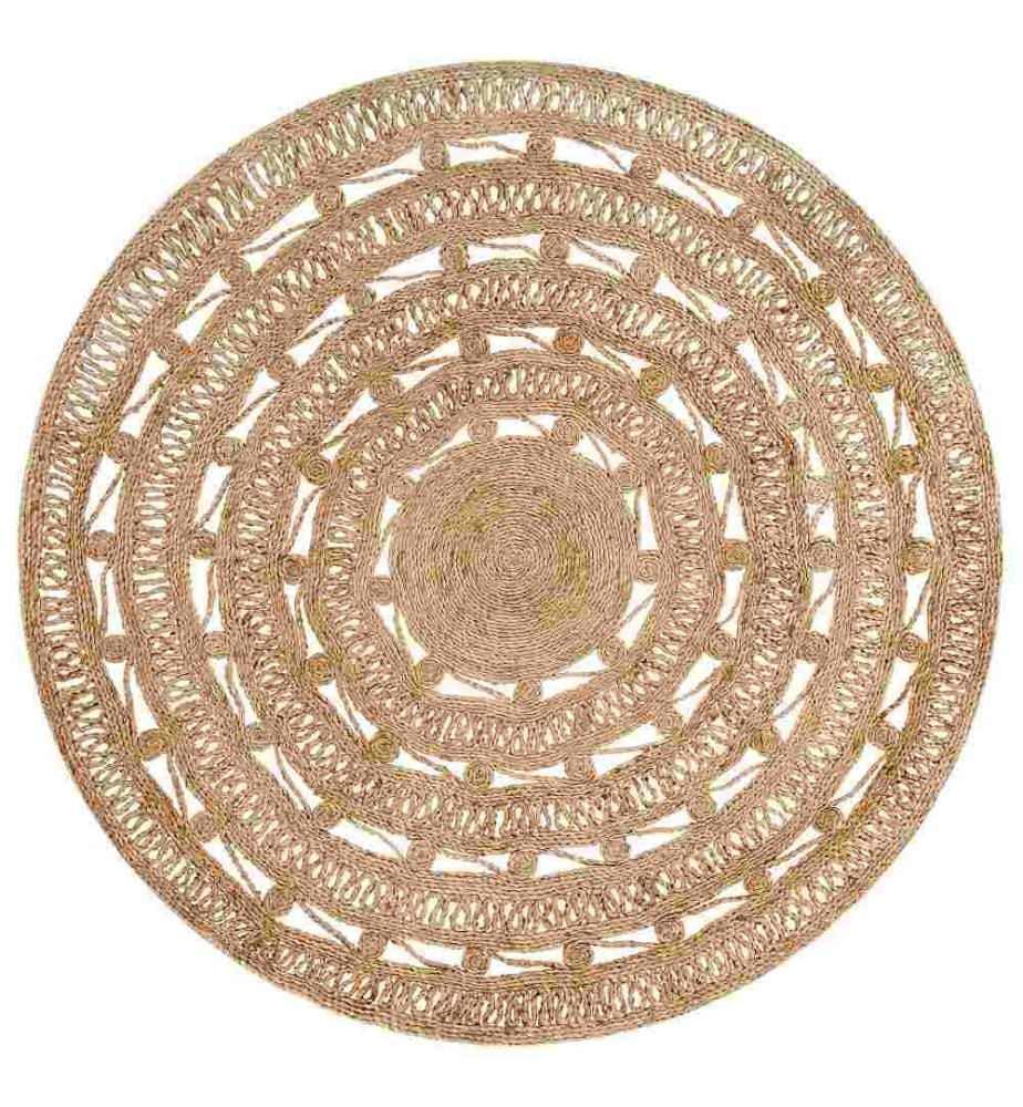 Tapis KERER Beige ø 140 cm Jute